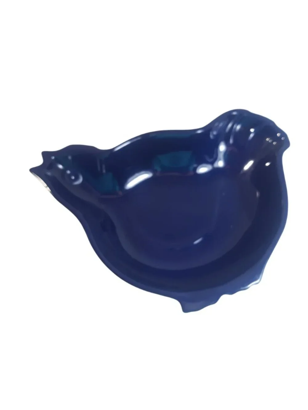 Cerutil Stoneware Blue Chicken Baking Serving Dish Portugal Hand Numbered